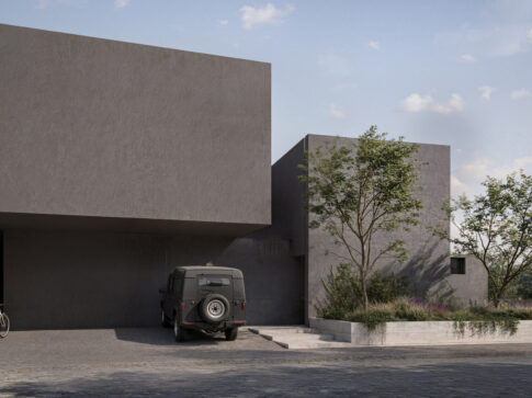 Fachada principal. Casa Laos 28